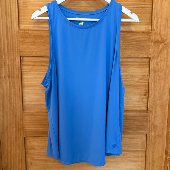 Lilly Pulitzer Luexletic Blue Meryl Nylon Athletic Tank Top Women's size XXL - Picture 1 of 5